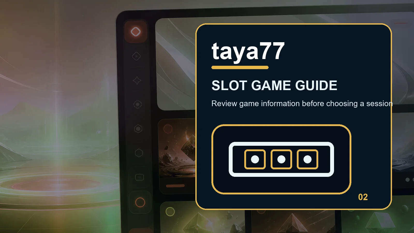 taya77 slots full-width visual guide 2